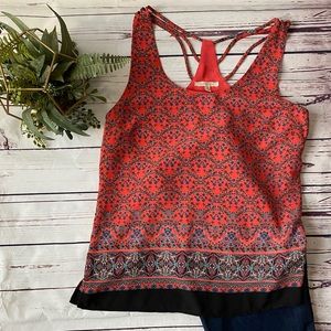 Skies Are Blue Morgan Cross Back Top Size M